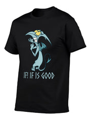 Hercules Panic If Is Good Scary Portrait Logo Graphic Tee