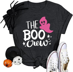Funny Shirts for Women Vintage Skull Tshirt Holiday Short Sleeve Tops