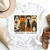 Spooky Season Shirt, Collage Halloween Shirt, Popular Halloween Shirt, Trendy Fall Shirt, Cute Women Halloween Shirt