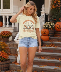 Making Smiles Bootiful Shirt Funny Halloween Dentist Shirt for Women