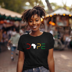 SUWATOIN Womens Black Pride Shirts Black History Month T-Shirt Juneteenth Tee African American Melanin Short Sleeve