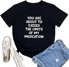 LOOKFACE Women's Graphic Tees You are About Tees