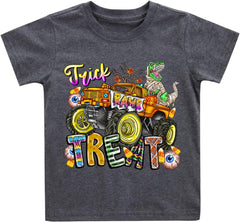 Toddler Halloween Shirt Boys Girls Ghost Tshirt Just Waiting Halloween Tee Tops Spooky Season Fall Clothes Ages 2-7