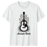 Acoustic Roots T-Shirt Acoustic Guitar Music Gift For Him And Her