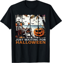 Halloween Countdown Skeleton Summer Vibes Unisex T-Shirt