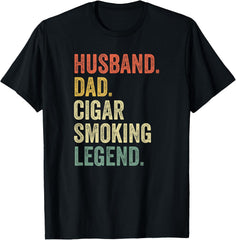 Cigar Lover Gifts for Dad Men Vintage Funny Cigar Saying T-Shirt - Classic Funny sarcasm t shirt Unisex 100% Cotton Crew Neck T-Shirt Breathable Casual Everyday Wear Affordable Graphic Soft Cheap t s
