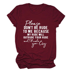 Uooqdmx Plus Size Tops for Women Short Sleeve Shirts for Women Funny Saying T Shirt Short Sleeve Crewneck Sarcastic Tee Casual Tops Casual Tops for Women Wine L