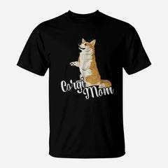 Corgi Mom Cute Smiling Welsh Corgi Funny TShirt
