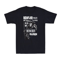 Funny German Sarcastic Quote Saying Dark Humor Irony Graphic Unisex T-Shirt