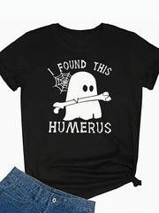 I Found This Humerus T-Shirt Funny Dabbing Ghost Bone Graphic Tee