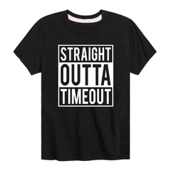 Instant Message - Straight Outta Timeout Short Sleeve Graphic T-Shirt