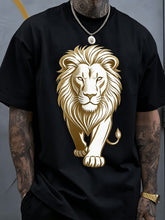 Lion Head T-Shirt Men Women Alpha Male Pride Strength Faith Graphic Top