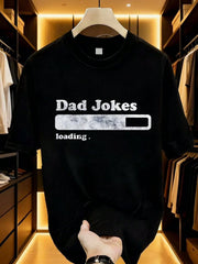 Men's Funny Dad Jokes Loading Graphic T-Shirt