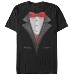 Men's Lost Gods Valentine's Day Tuxedo Fancy Costume Tee Graphic Tee Black Large