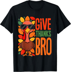 Thanks Bro Turkey Thanksgiving Pilgrim Costume Unisex T-Shirt