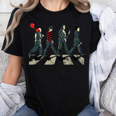 Unisex Horror Movie Characters Graphic T-Shirt, Sizes S-5XL, Tbun
