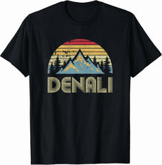 Vintage Mt. Denali National Park Alaska Mountain T-shirt T-Shirt