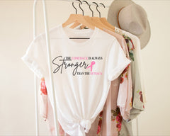 Women’s Breast Cancer Awareness Graphic Short‑Sleeve T‑Shirt, Women Crew Neck Casual Top,Women Clothing