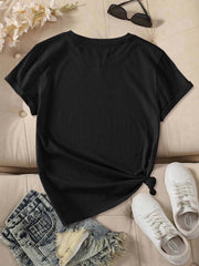 Cute Autumn T-Shirt Thankful Grateful Blessed Yellow Red Orange Leaves Graphic Print