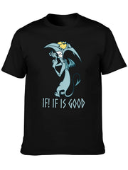 Hercules Panic If Is Good Scary Portrait Logo Graphic Tee