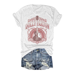 Women Dolly Shirts Country Music Singer Legend Graphic T Shirt Casual Summer Crewneck Portrait Vintage Fashion Fans S-5XL