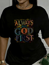 God First Shirt Always Put God First Inspirational Bible Verse Tee