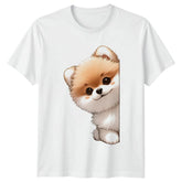 Pomeranian Puppy T-Shirt Dog Lover Gift For Him And Her