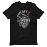 Honor and Courage Tribute Graphic T‑Shirt, Patriotic Hero Word Art Unisex Black Short‑Sleeve Tee,Men Tshirts