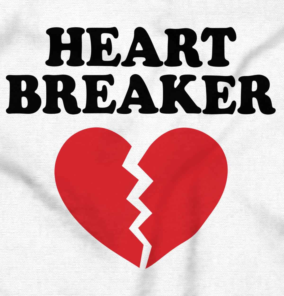 Heartbreaker Valentines Day Break Up Men's Graphic T Shirt Tees Brisco Brands S