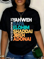 Women's Casual Crew-Neck T-Shirt S-5XL