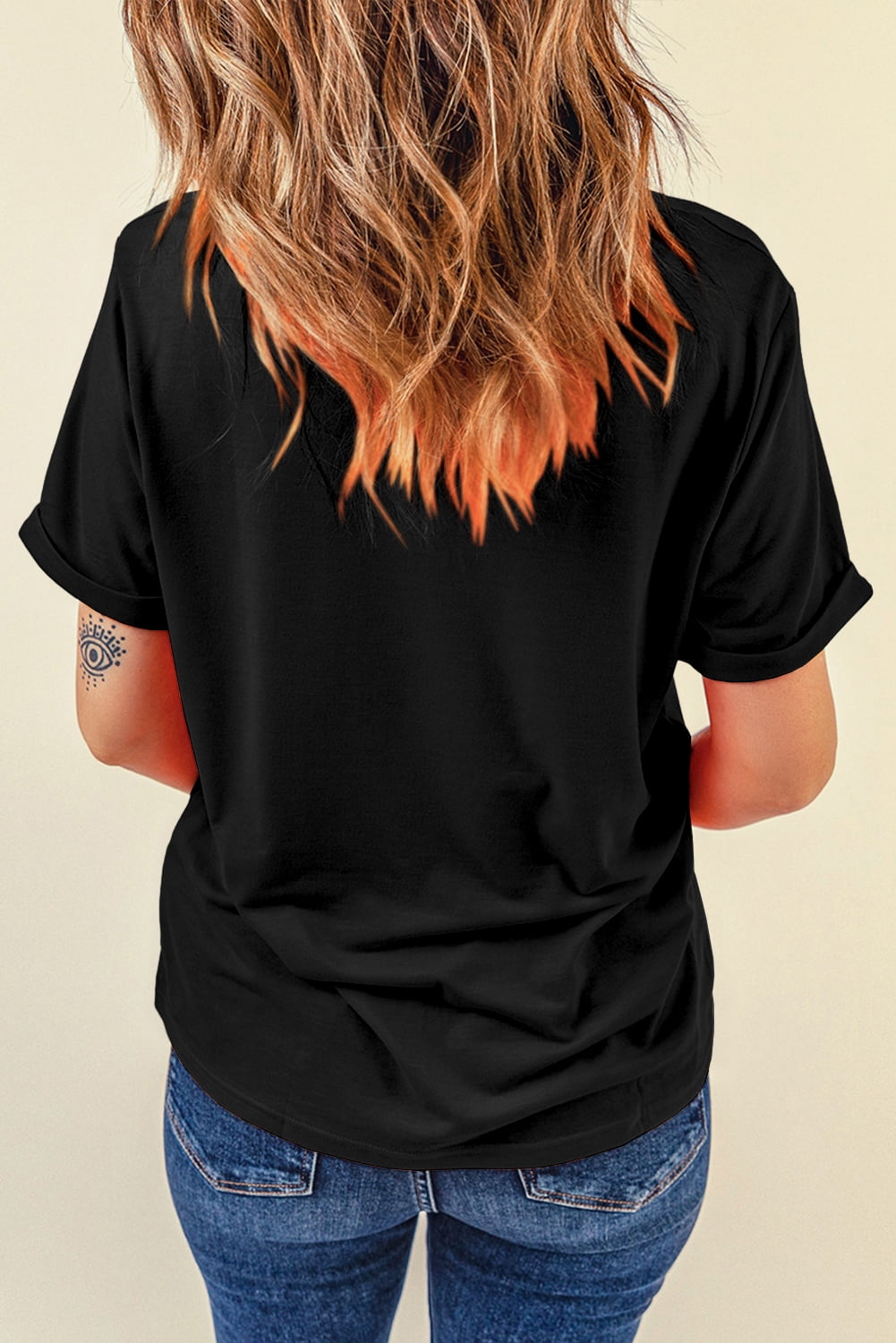 Cute Valentine's Day Graphic T-Shirt with Relaxed Fit and Adorable 'Hey Sugar' Design - [ZhiHiMeRi] | (US 12-14)L