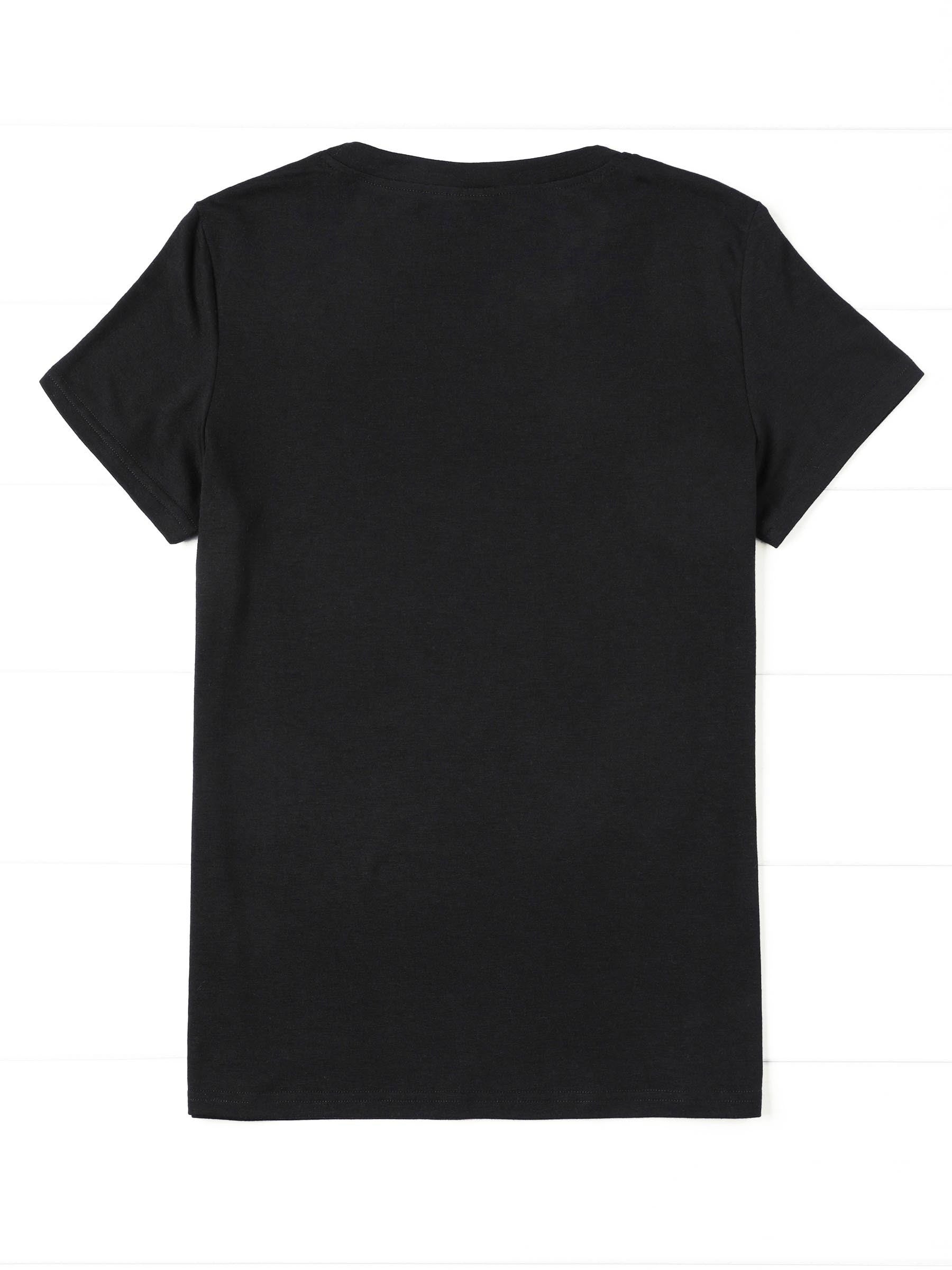 Tokyo Style Retro Print T-shirt