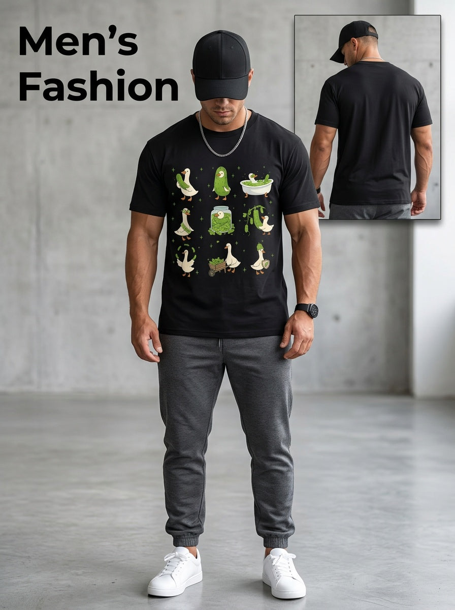 Funny Pickle Lover & Silly Goose T-Shirt