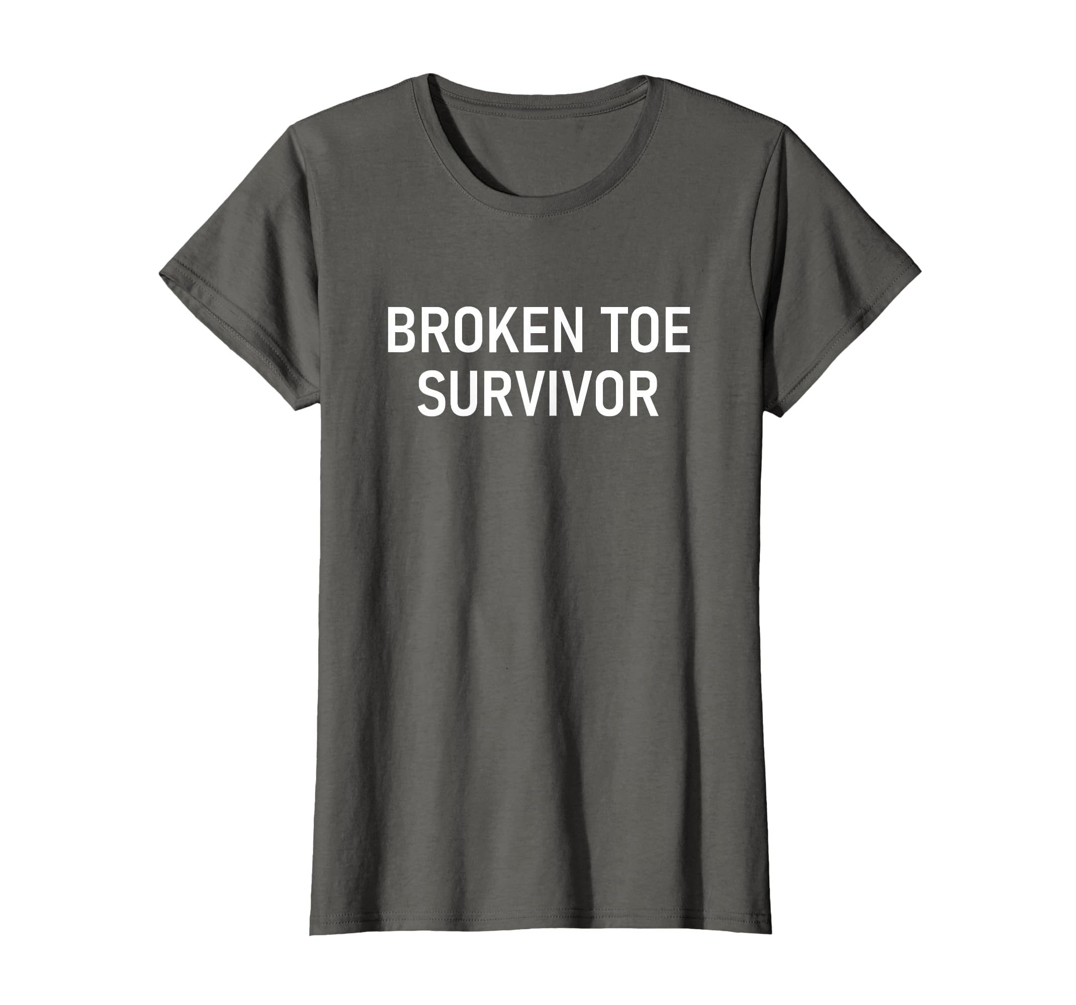 Broken Toe Survivor, Funny, Jokes, Sarcastic T-Shirt