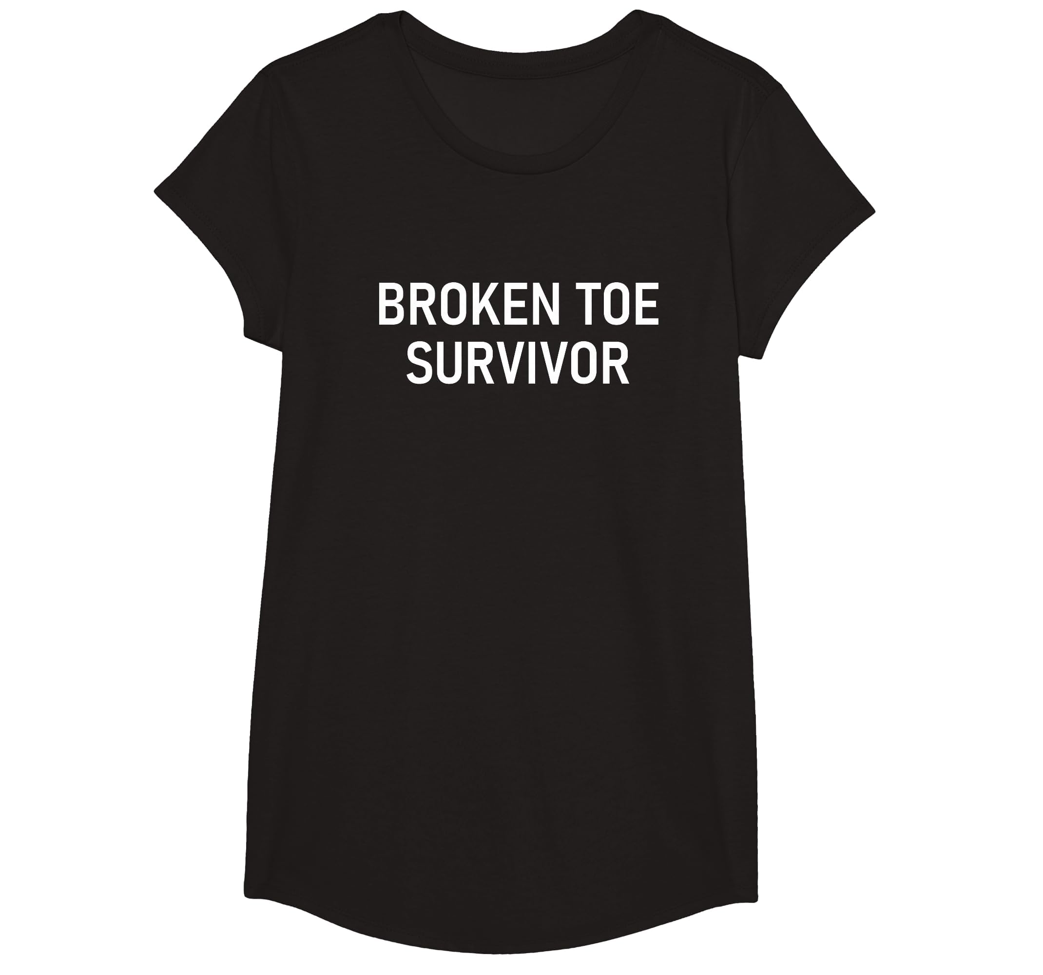 Broken Toe Survivor, Funny, Jokes, Sarcastic T-Shirt