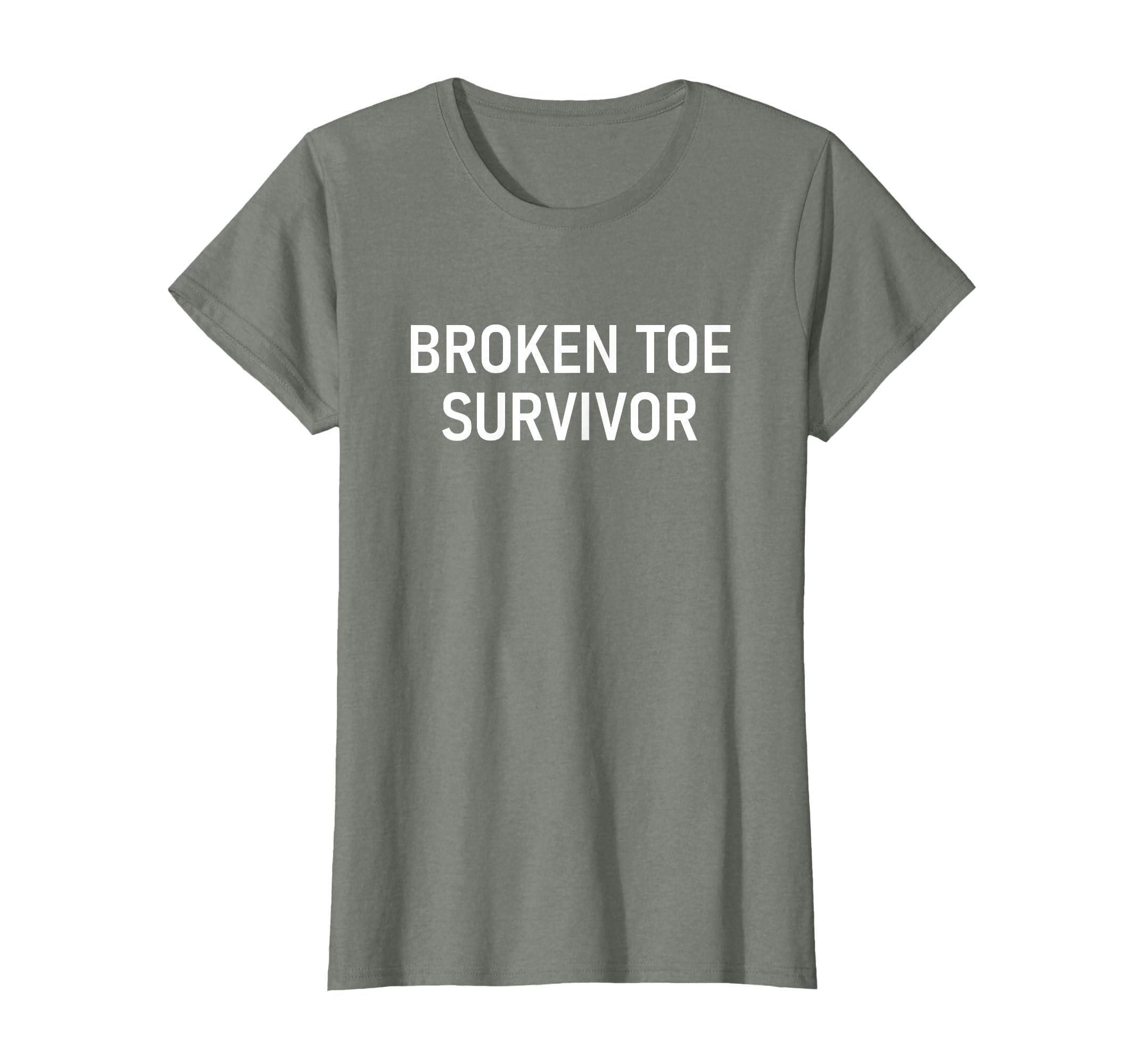 Broken Toe Survivor, Funny, Jokes, Sarcastic T-Shirt