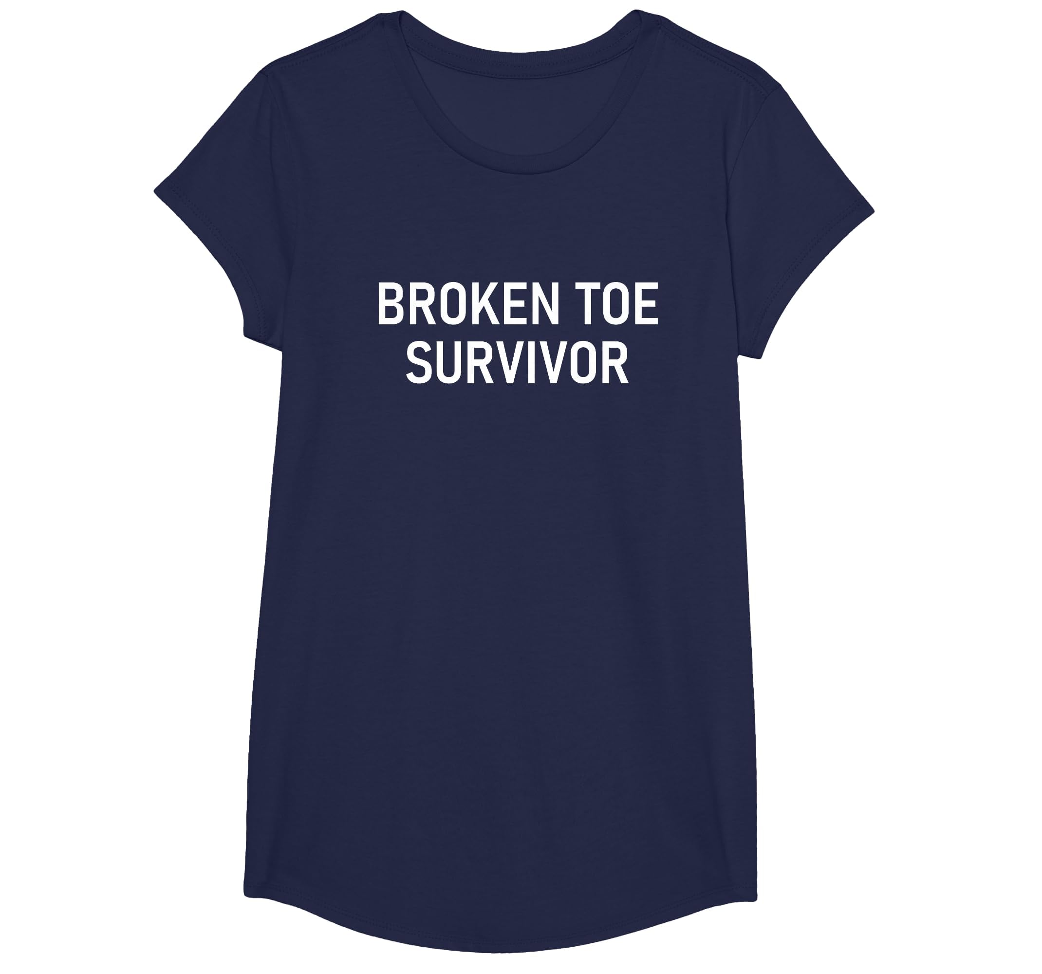 Broken Toe Survivor, Funny, Jokes, Sarcastic T-Shirt