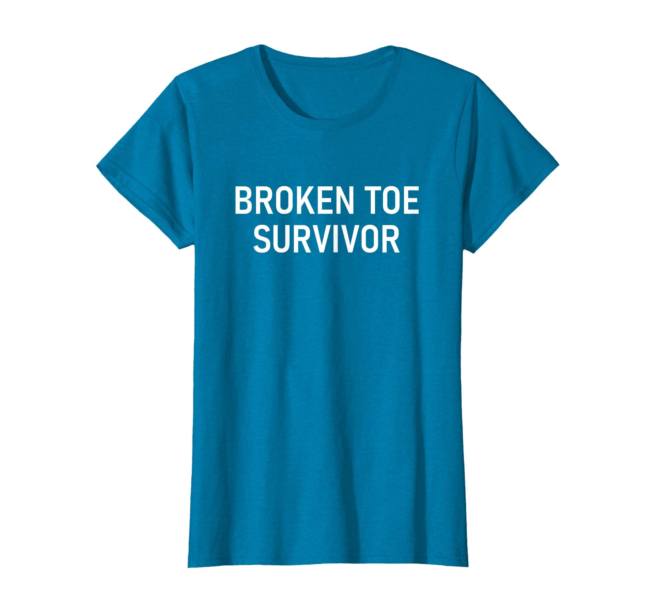 Broken Toe Survivor, Funny, Jokes, Sarcastic T-Shirt