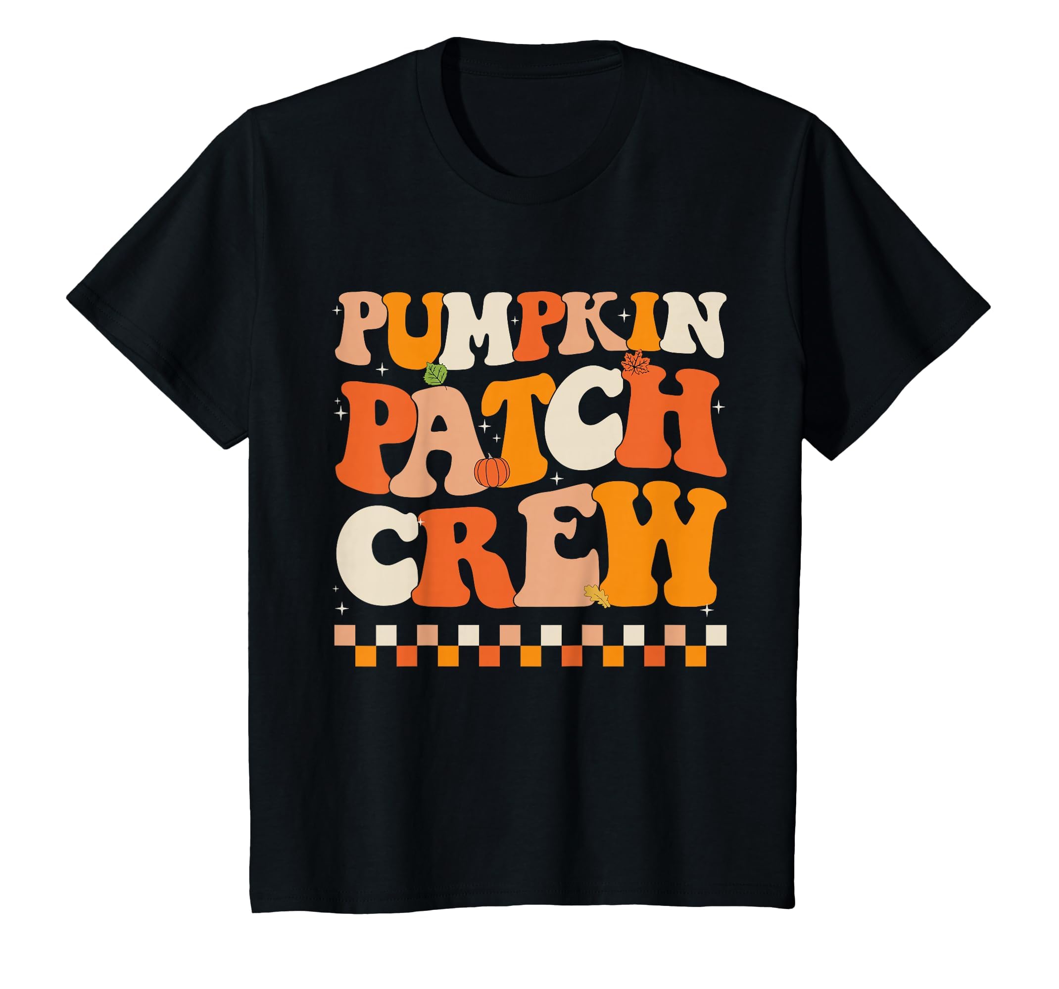 Groovy Pumpkin Patch Crew Pumpkin Patch Crew Fall Halloween T-Shirt