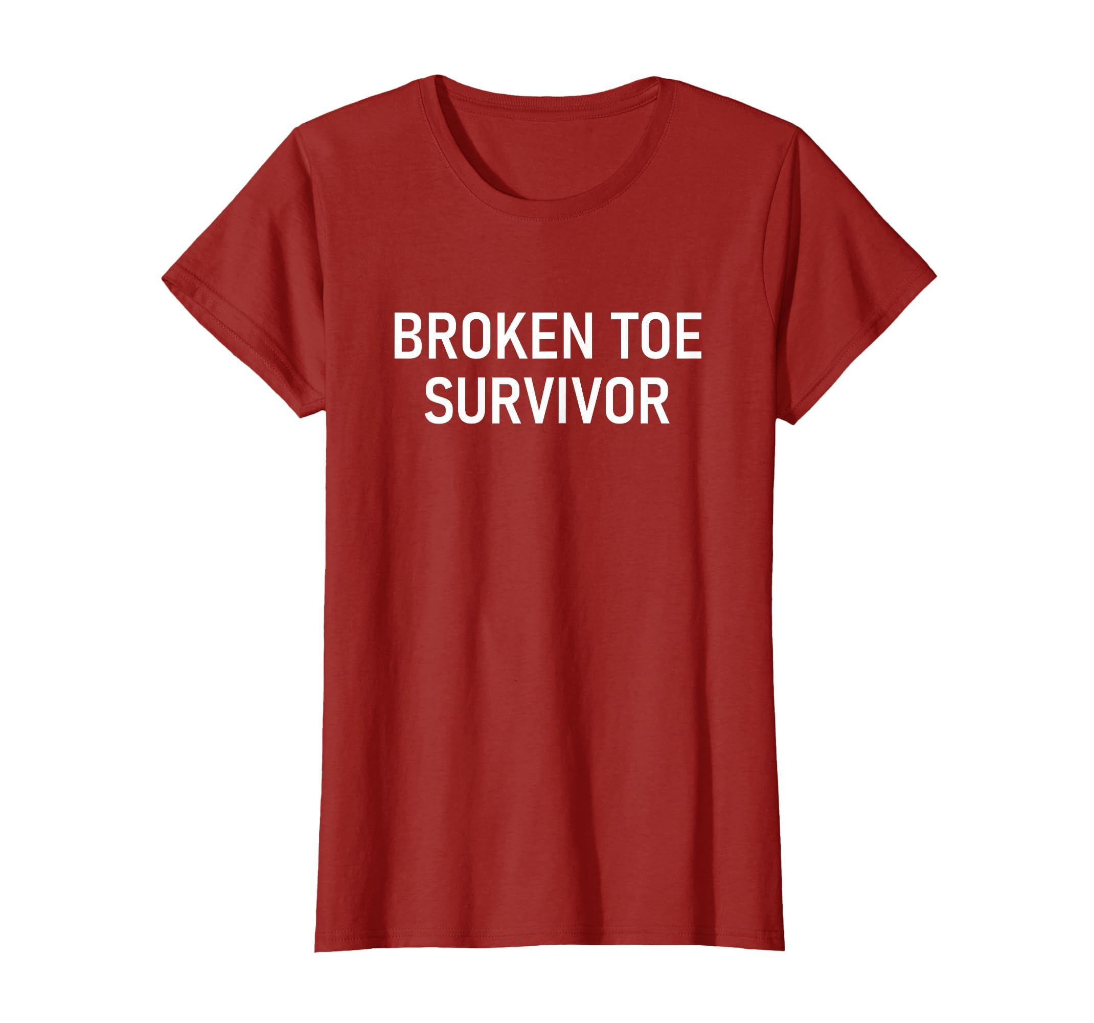 Broken Toe Survivor, Funny, Jokes, Sarcastic T-Shirt