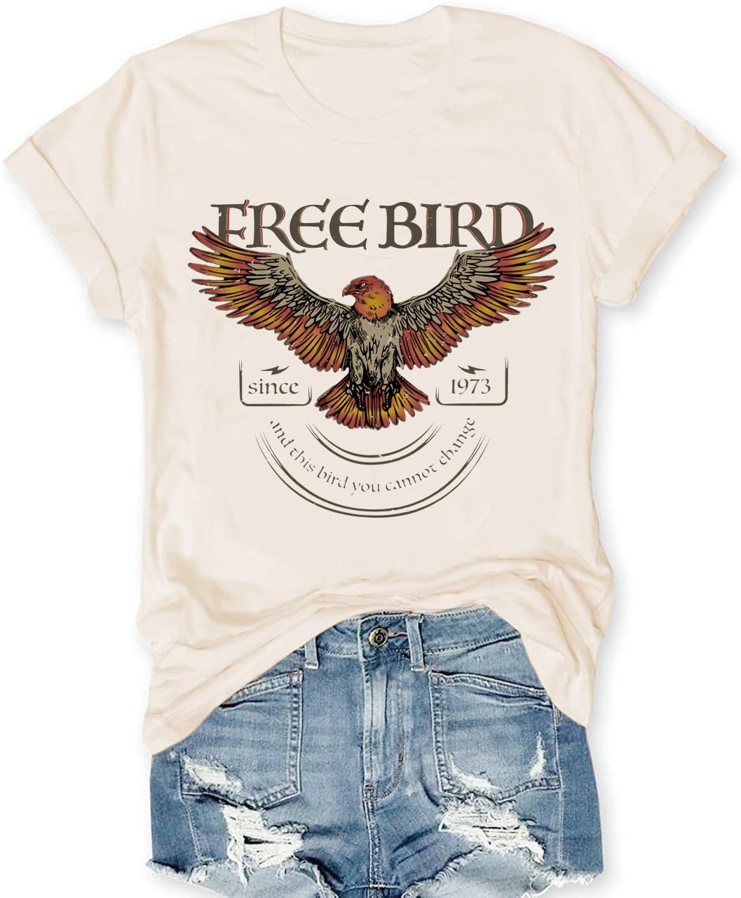 Rock Band T-Shirts for Women Vintage Rock and Roll Country Music Shirt Funny Concert Outfit Short Sleeve Vacation Tops