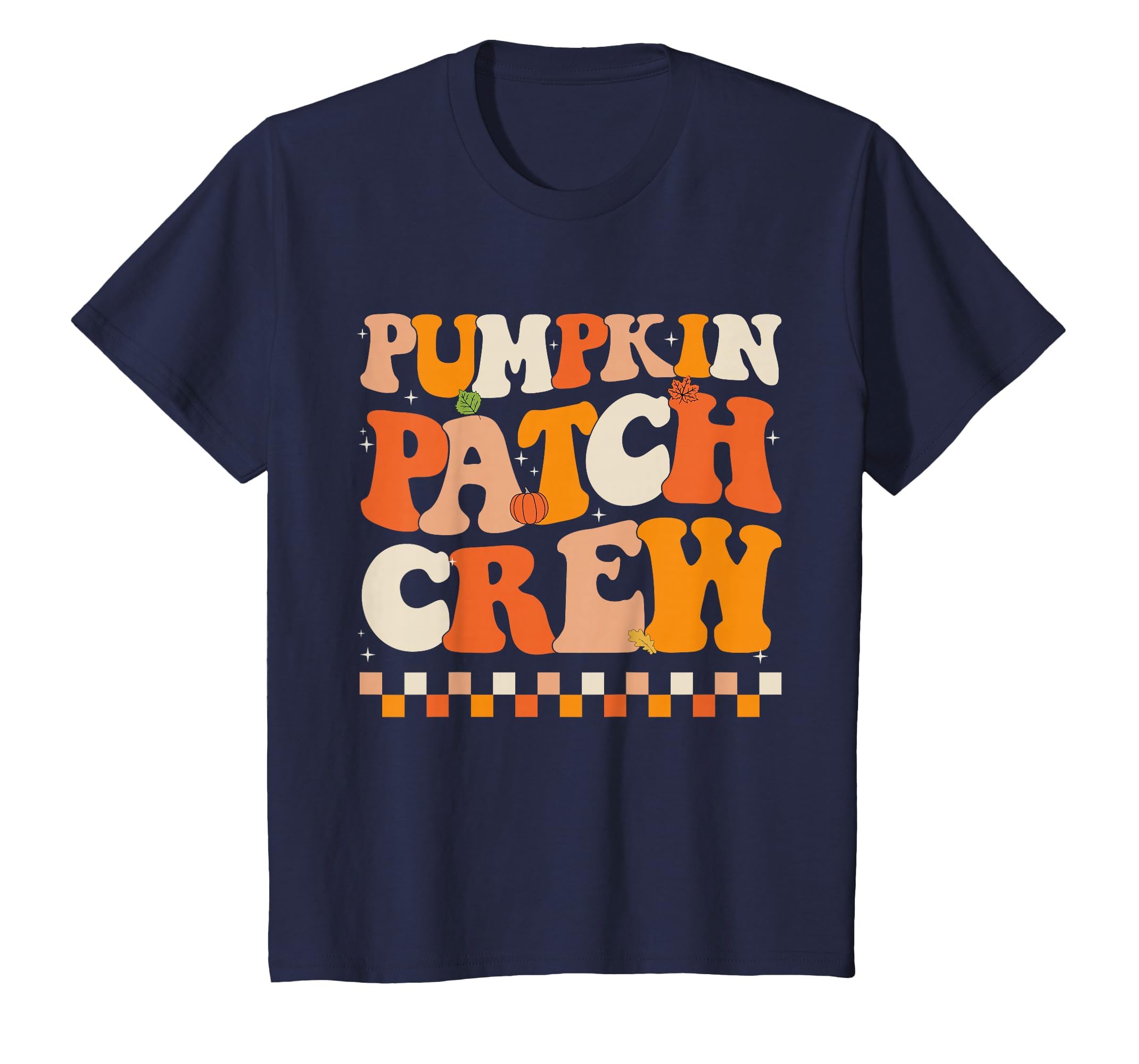 Groovy Pumpkin Patch Crew Pumpkin Patch Crew Fall Halloween T-Shirt