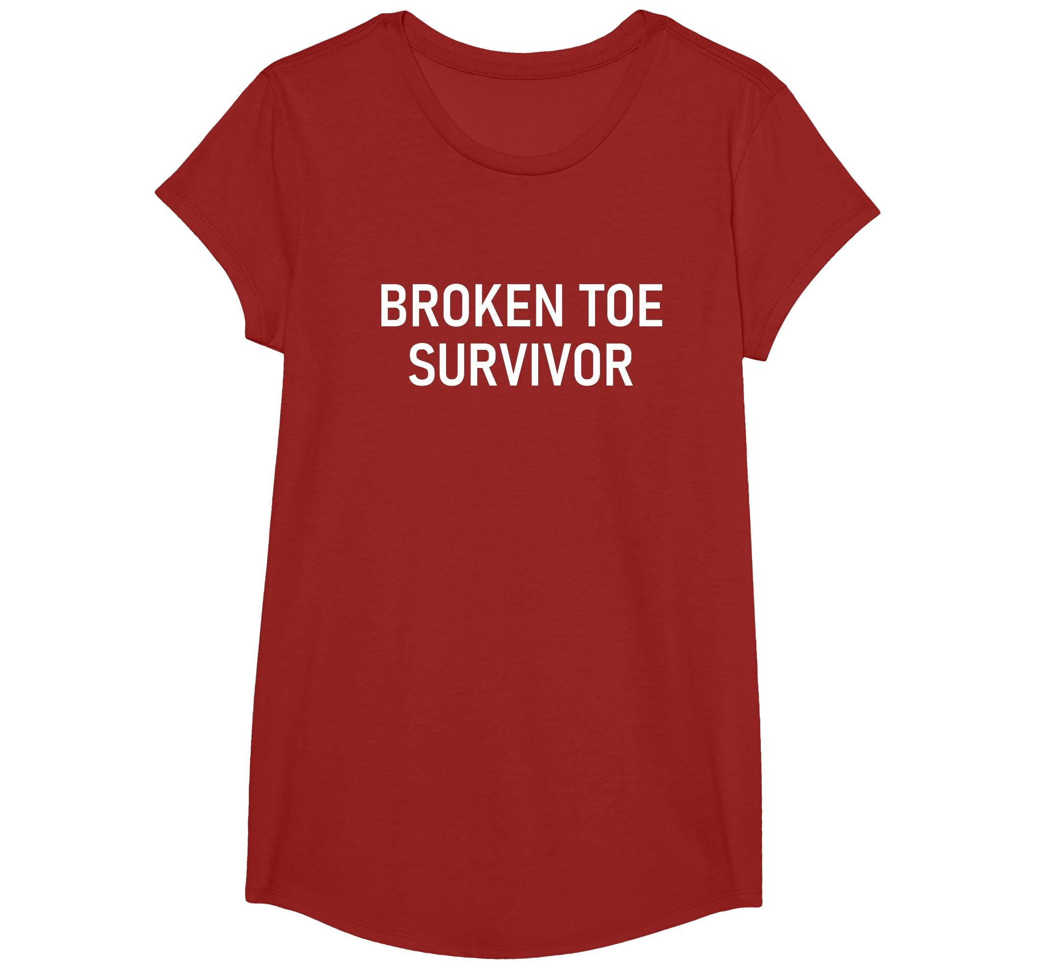 Broken Toe Survivor, Funny, Jokes, Sarcastic T-Shirt