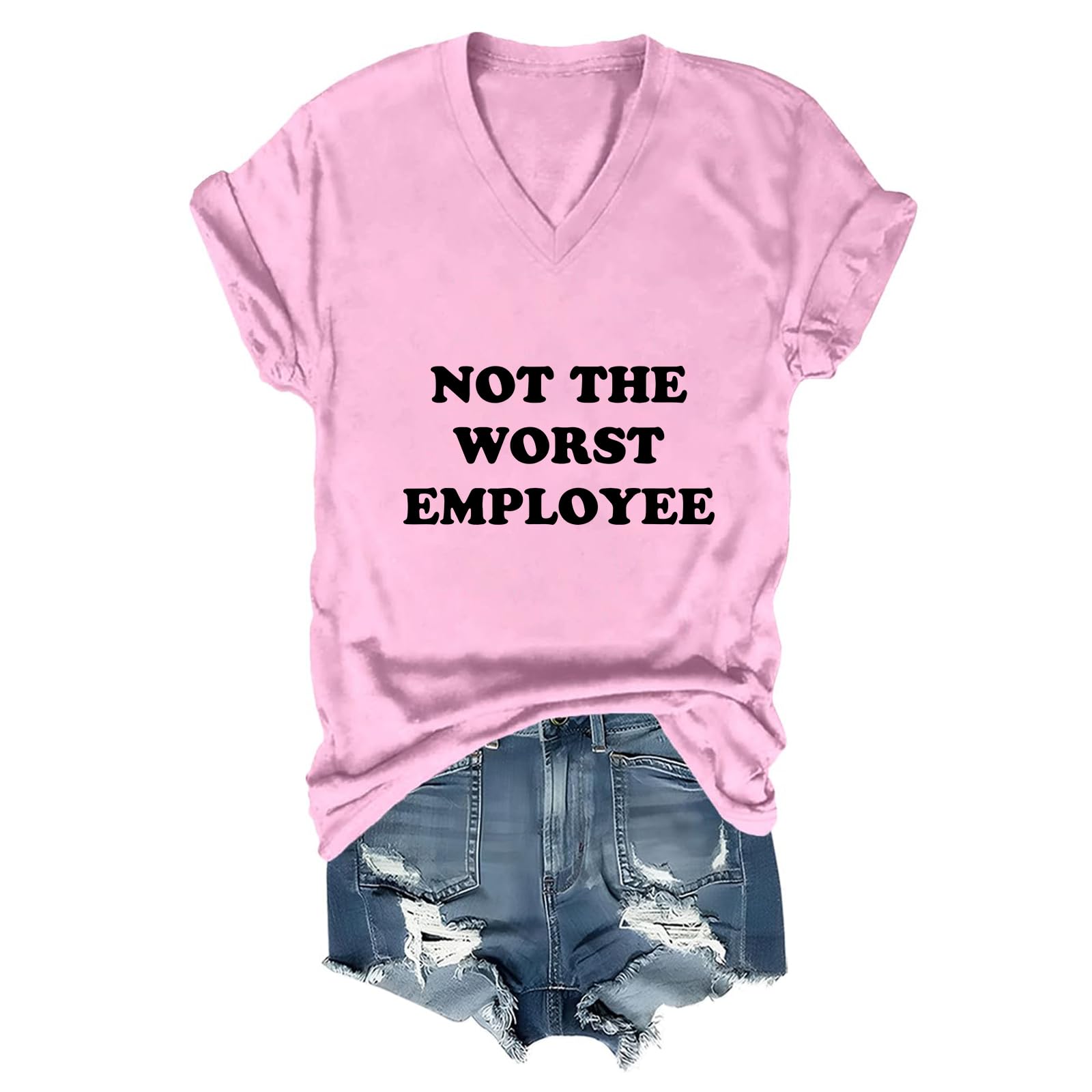 Not The Worst Employee Shirt Not The Worst Employee T-Shirt Funny Tee