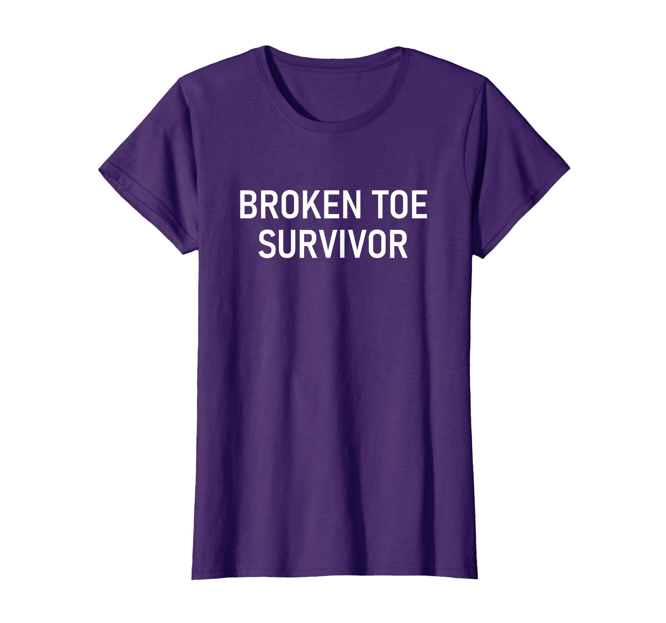 Broken Toe Survivor, Funny, Jokes, Sarcastic T-Shirt