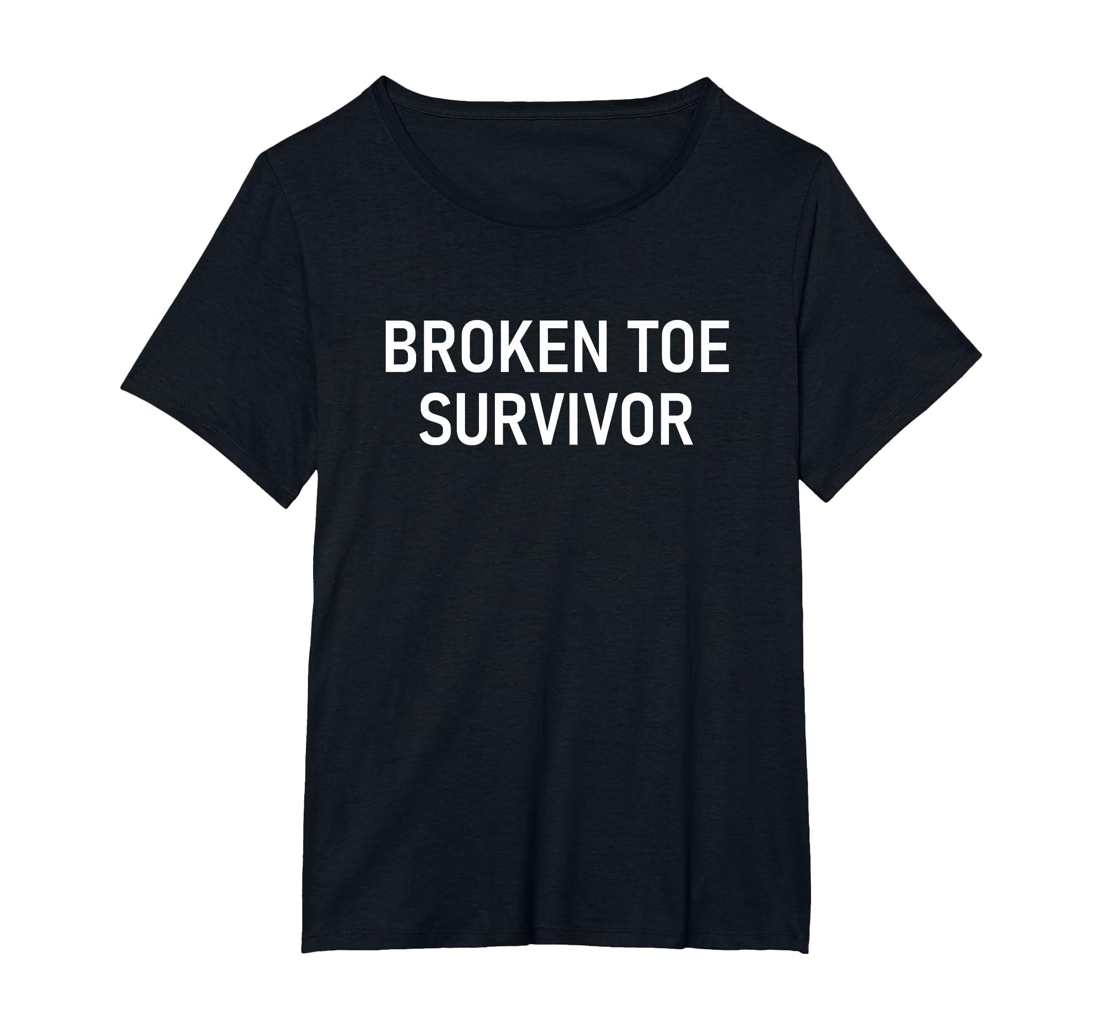 Broken Toe Survivor, Funny, Jokes, Sarcastic T-Shirt