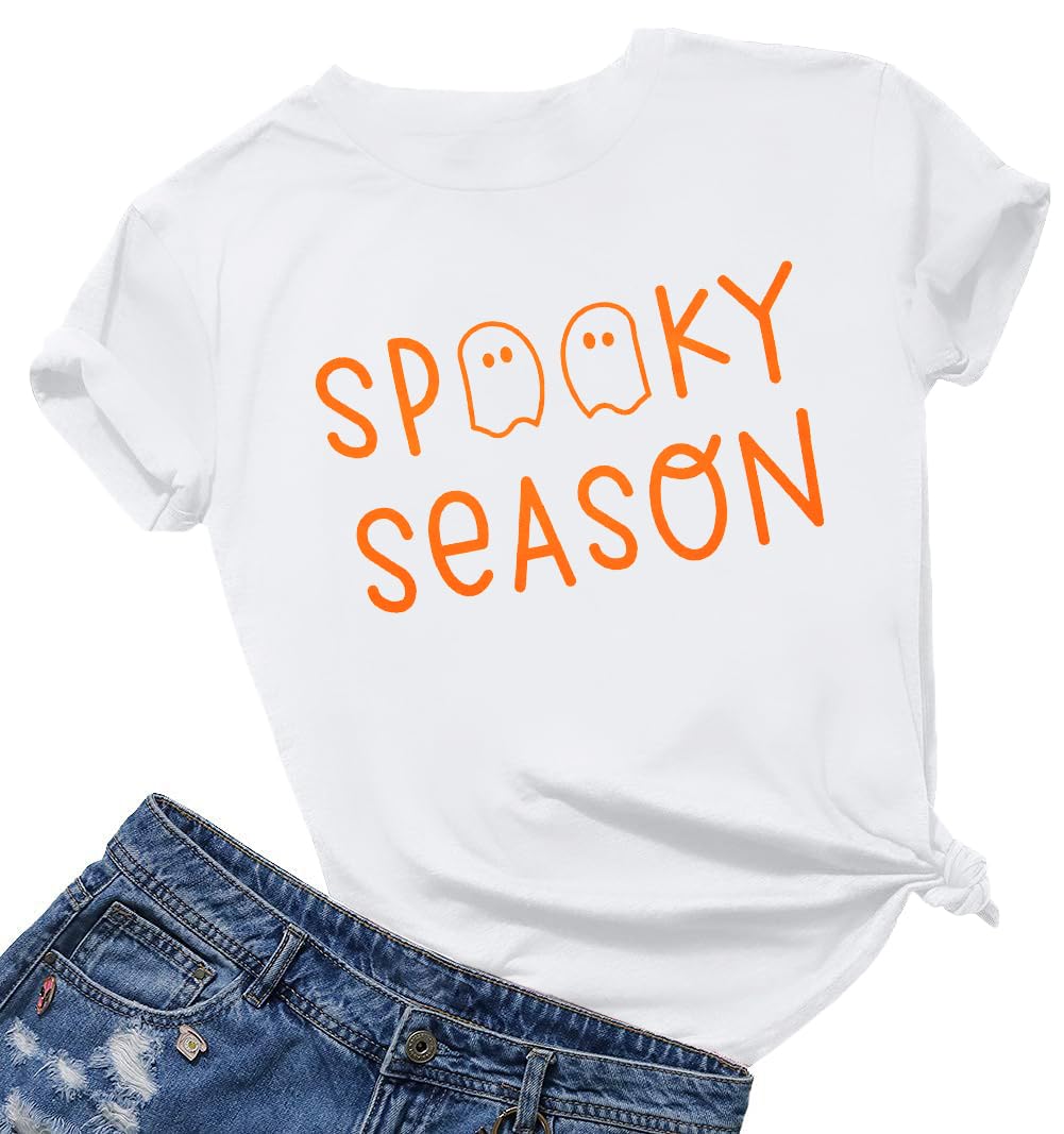 Teacher Halloween Shirt for Women All Done Sign Short Sleeve T-Shirt