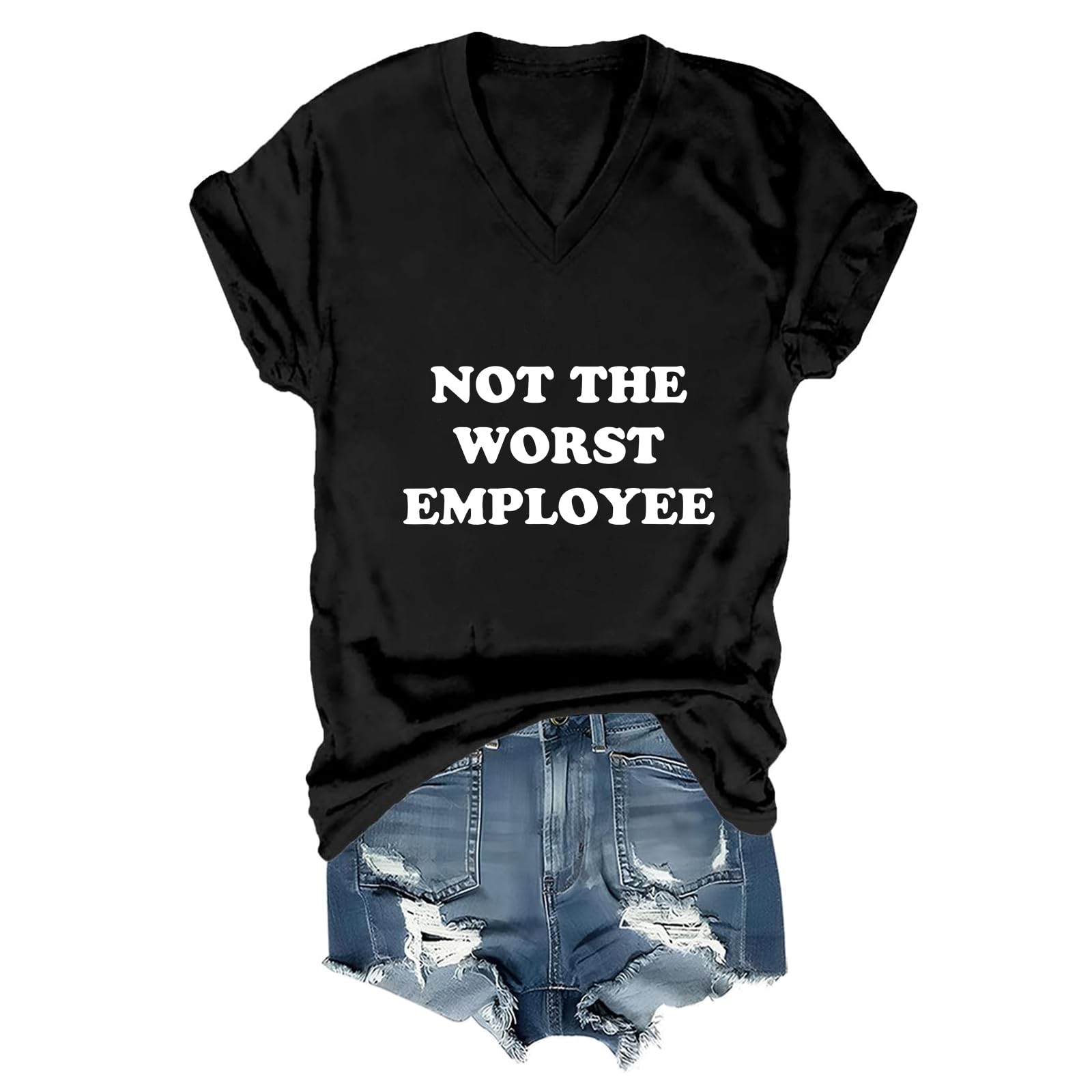 Not The Worst Employee Shirt Not The Worst Employee T-Shirt Funny Tee