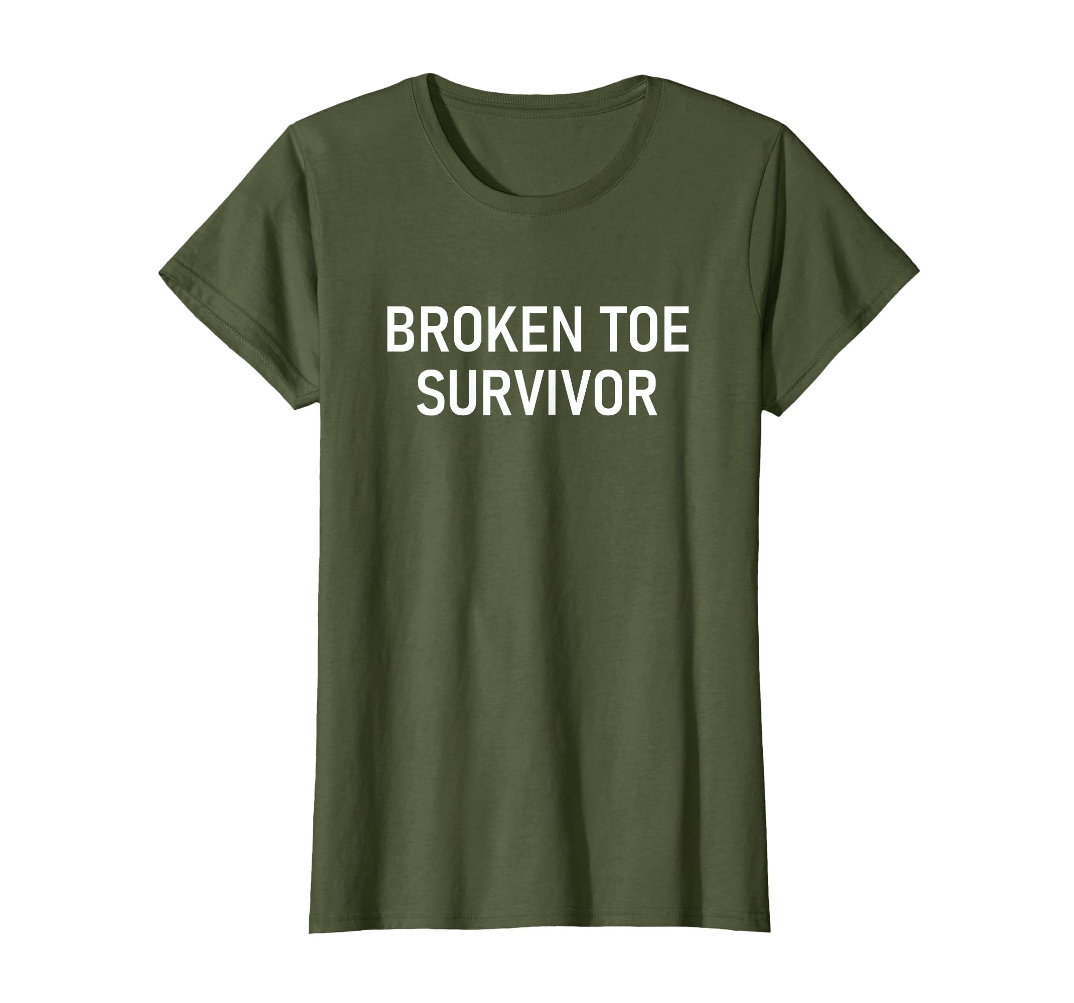 Broken Toe Survivor, Funny, Jokes, Sarcastic T-Shirt