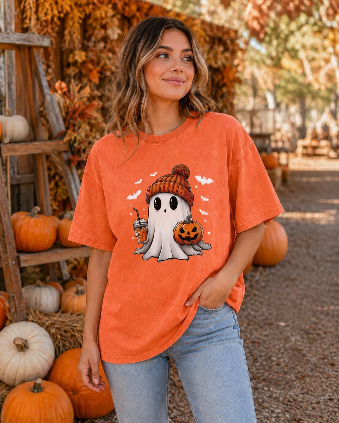 Halloween Shirts for Women 1692 They Missed One Shirt Boo JEE Ghost Shirt